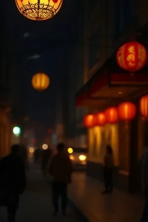 《第七次日落》中小城天台黄昏剪影画面